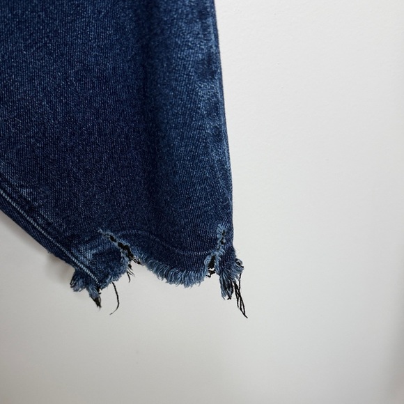 Old Navy Rockstar Super Skinny Mid-Rise Ankle Jeans Stretch Midnight Blue Denim - Picture 9 of 13